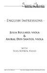 English Impression, April 15, 2013 [program] by University of Northern Iowa. School of Music.