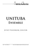 UNITuba Ensemble, April 17, 2013 [program] by University of Northern Iowa. School of Music.