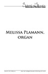 Melissa Plamann, Organ, March 8, 2013 [program] by University of Northern Iowa. School of Music.