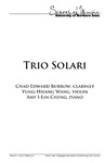 Trio Solari, March 4, 2013, [program] by University of Northern Iowa. School of Music.