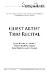 Guest Artist Trio Recital, March 11, 2013 [program] by University of Northern Iowa. School of Music.University of Northern Iowa. School of Music.