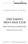 UNI Varsity Men's Glee Club, April 22, 2013 [program] by University of Northern Iowa. School of Music.