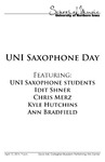 UNI Saxophone Day, April 12, 2014 [program] by University of Northern Iowa. School of Music.