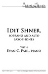 Idit, Shner, Soprano and Alto Saxophones, April 11, 2014 [program] by University of Northern Iowa. School of Music.