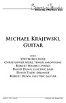 Michael Krajewski, Guitar, April 21, 2014 [program] by University of Northern Iowa. School of Music.