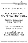Northern Iowa Symphony Orchestra, February 26, 2014 by University of Northern Iowa. School of Music.