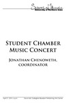 Student Chamber Music Concert, April 21, 2014 [program] by University of Northern Iowa. School of Music.