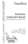 Festival Concert Band, February 8, 2013 [program] by University of Northern Iowa. School of Music.University of Northern Iowa. School of Music.