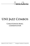 UNI Jazz Combos, February 25, 2014 [program] by University of Northern Iowa. School of Music.