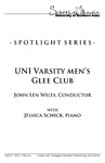 UNI Varsity Men's Glee Club, April 21, 2014 [program] by University of Northern Iowa. School of Music.