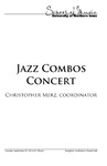 Jazz Combos Concert, September 29, 2015 [program] by University of Northern Iowa. School of Music.