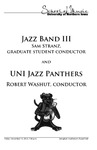Jazz Band III and UNI Jazz Panthers, November 13, 2015 [program] by University of Northern Iowa. School of Music.