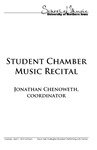 Student Chamber Music Recital, April 7, 2015 [program] by University of Northern Iowa. School of Music.