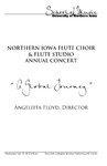 Northern Iowa Flute Choir & Flute Studio Annual Concert, February 25, 2015 [program] by University of Northern Iowa. School of Music.
