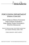 Percussion Department Spring Concert, April 21, 2015 [program] by University of Northern Iowa. School of Music.
