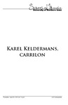 Karel Keldermans, Carrilon, April 23, 2015 [program] by University of Northern Iowa. School of Music.