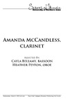 Amanda McCandless, Clarinet, March 4, 2015 [program] by University of Northern Iowa. School of Music.