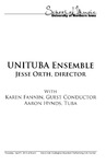 UNITUBA Ensemble, April 9, 2015 [program] by University of Northern Iowa. School of Music.