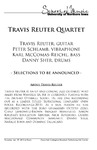 Travis Reuter Quartet, January 29, 2015 [program] by University of Northern Iowa. School of Music.