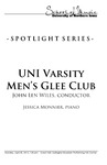 UNI Varsity Men's Glee Club, April 20, 2015 [program] by University of Northern Iowa. School of Music.