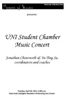 UNI Student Chamber Music Concert, April 26, 2011 [program]