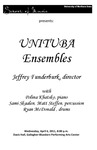 UNITUBA Ensembles, April 6, 2011 [program]