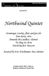 Northwind Quintet, April 5, 2011 [program]