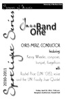 Jazz Band One, Chris Merz, conductor, April 22, 2011 [program]