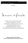 Mozart & Friends, December 5, 2011 [program]