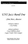 UNI Jazz Band One, November 4, 2011 [program]