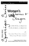 Women's Chorus & UNI Singers, October 18, 2011 [program]