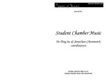 Student Chamber Music, April 20, 2010 [program] by University of Northern Iowa. School of Music.