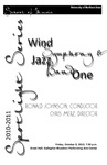 Wind Symphony & Jazz Band One, October 8, 2010 [program] by University of Northern Iowa. School of Music.
