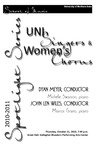UNI Singers & Women's Chorus, October 21, 2010 [program] by University of Northern Iowa. School of Music.