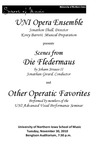 UNI Opera Ensemble presents Scenes from Die Fledermaus and Other Operatic Favorites, November 30, 2010 [program]