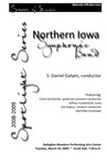 Northern Iowa Symphonic Band, March 10, 2009 [program] by University of Northern Iowa. School of Music.