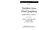Northern Iowa Wind Symphony, March 11, 2009 [program] by University of Northern Iowa. School of Music.