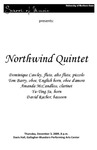 Northwind Quintet, December 3, 2009 [program] by University of Northern Iowa. School of Music.