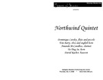 Northwind Quintet, December 4, 2008 [program]