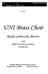 UNI Brass Choir, November 20, 2008 [program]