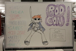 Whiteboard art by Chelsea McNamee at the 2015 RodCon Mini Comi Con by University of Northern Iowa. Rod Library.