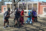 UNI Swordfighting with Live Action Role Playing by University of Northern Iowa. Rod Library.