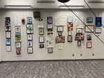 Wall of Comic Art by University of Northern Iowa. Rod Library.