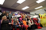 Adult Costume Contest Group Photograph, 01 by University of Northern Iowa. Rod Library.