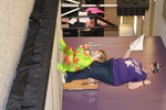 Kids Costume Contestant Poses by University of Northern Iowa. Rod Library.