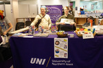 Languages and Literatures Booth by University of Northern Iowa. Rod Library.