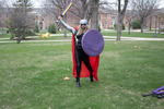 UNI Sword Fighting, 02 by University of Northern Iowa. Rod Library.