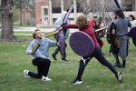 UNI Sword Fighting, 05 by University of Northern Iowa. Rod Library.