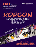 RodCon, Flier, 2026 by University of Northern Iowa. Rod Library.