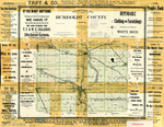 Topographical map of Humboldt County 1902 by Huebinger Surveying and Map Publishing Co.